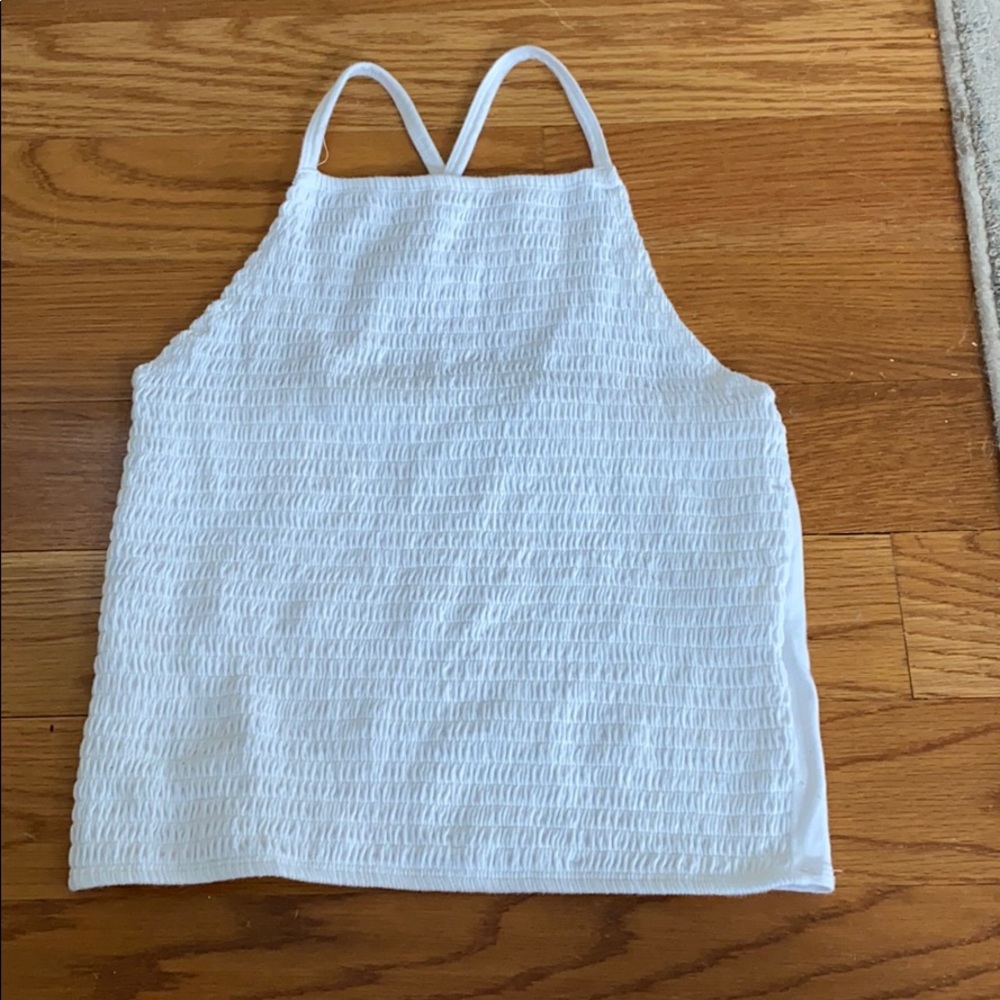 Women’s smocked halter top